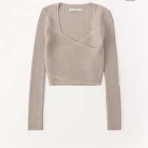 Abercrombie LuxeLoft Slim Wrap Sweater
